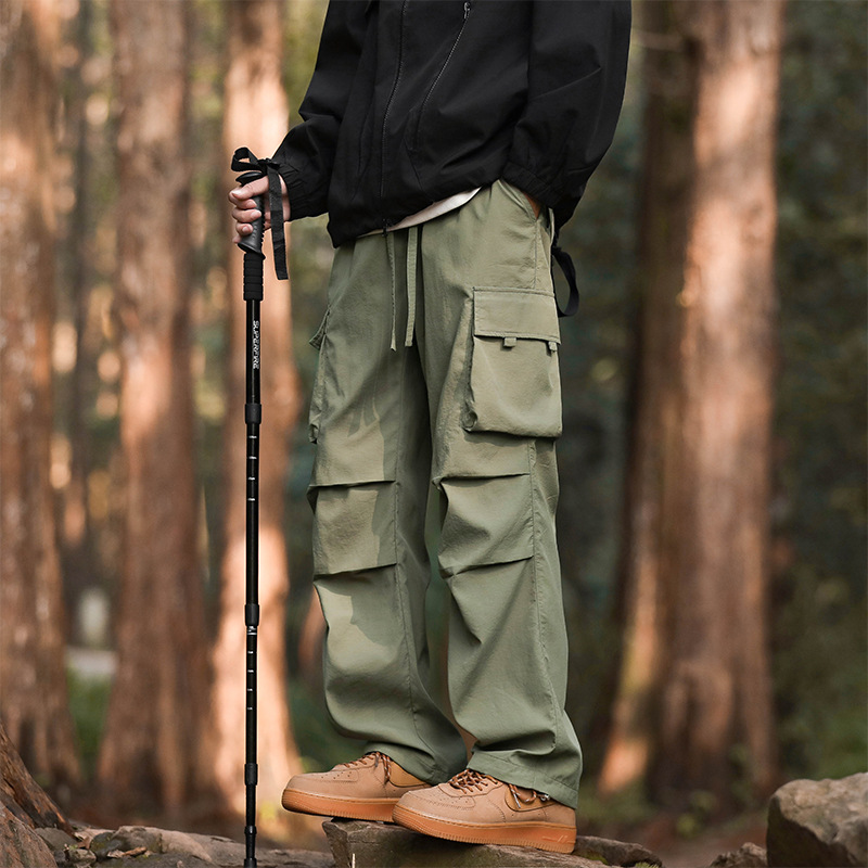 Woodworking Overalls - Paratroopers Pants Workers Tide Men's Summer