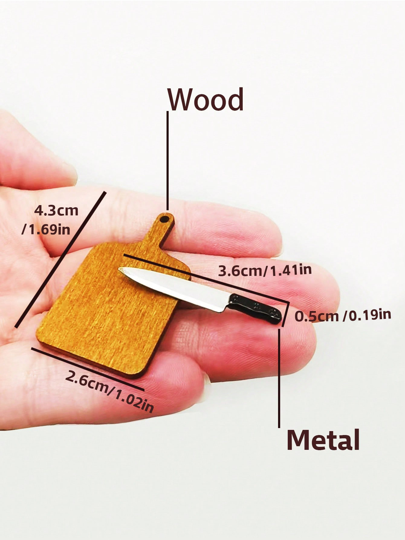 Woodworking Jobs - Dollhouse Mini Kitchen Set Cutting Board