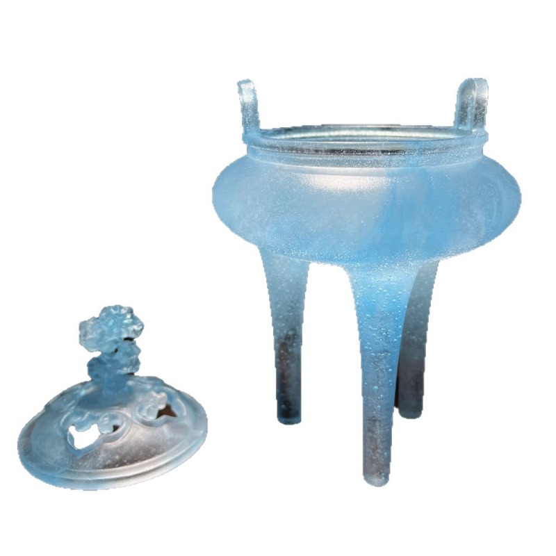 Zen Woodworking - Powder-fired glazed Zen three-legged Taihu stone