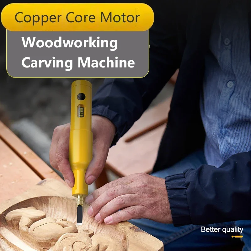 Woodworking Manufacturing - 20PCS Blade Electric Engraving Machine Set
