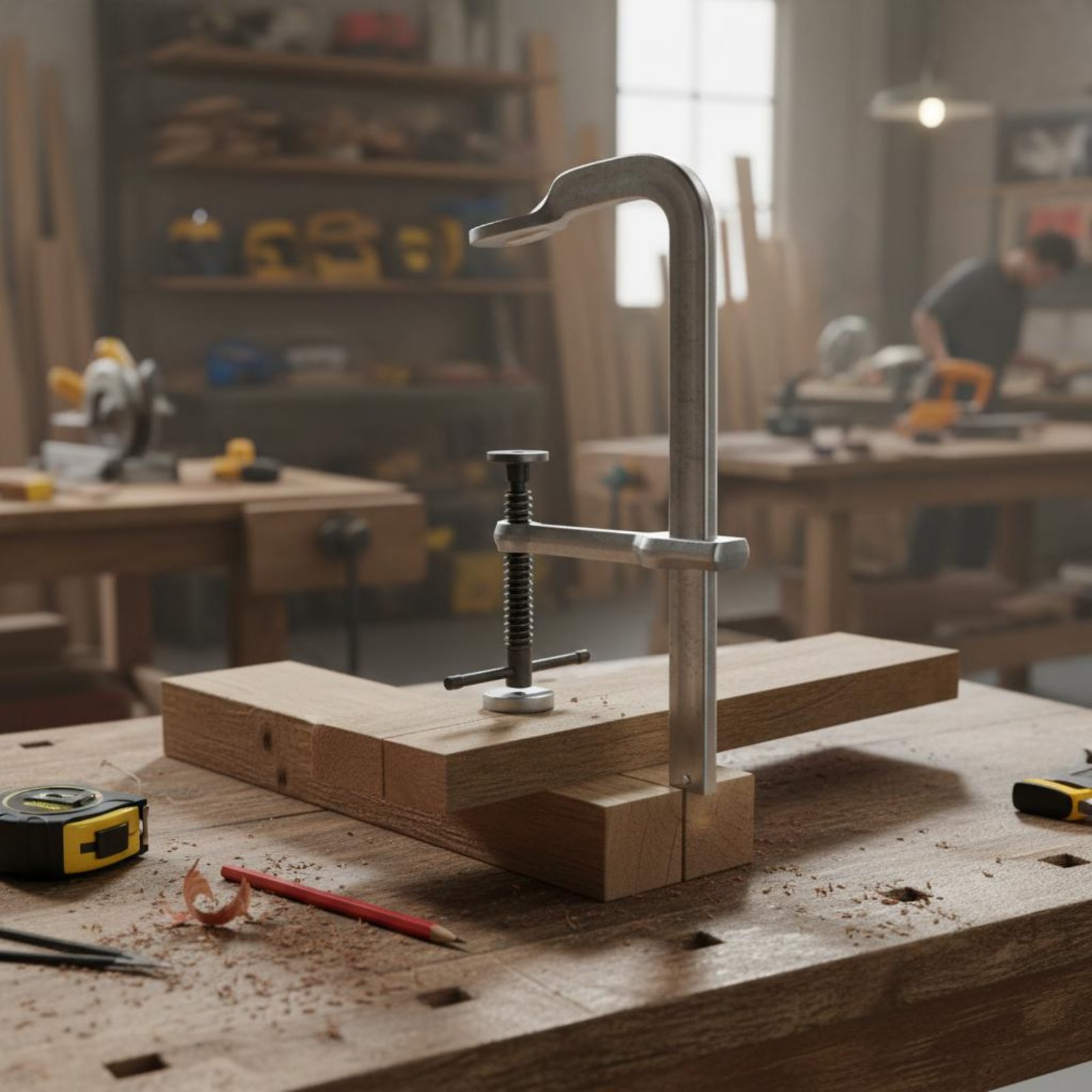 Woodworking Workshop Design - Heavy Duty F Clamp Thickened Industrial