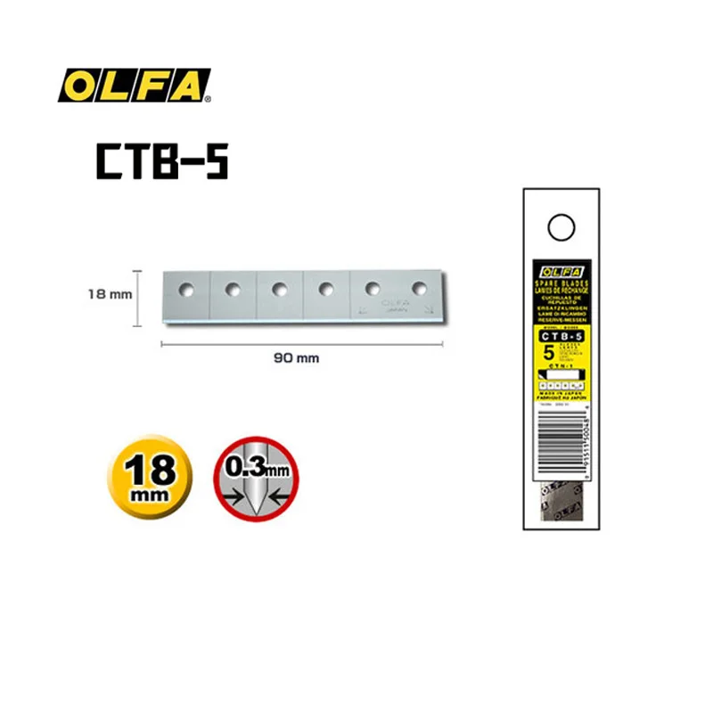 Woodworking Japan - OLFA CTB-5 5pcs Carton Cutter Snap-off
