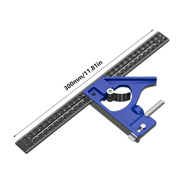 Woodworking Marking Gauge - 30CM Precision Marking Right Angle Ruler