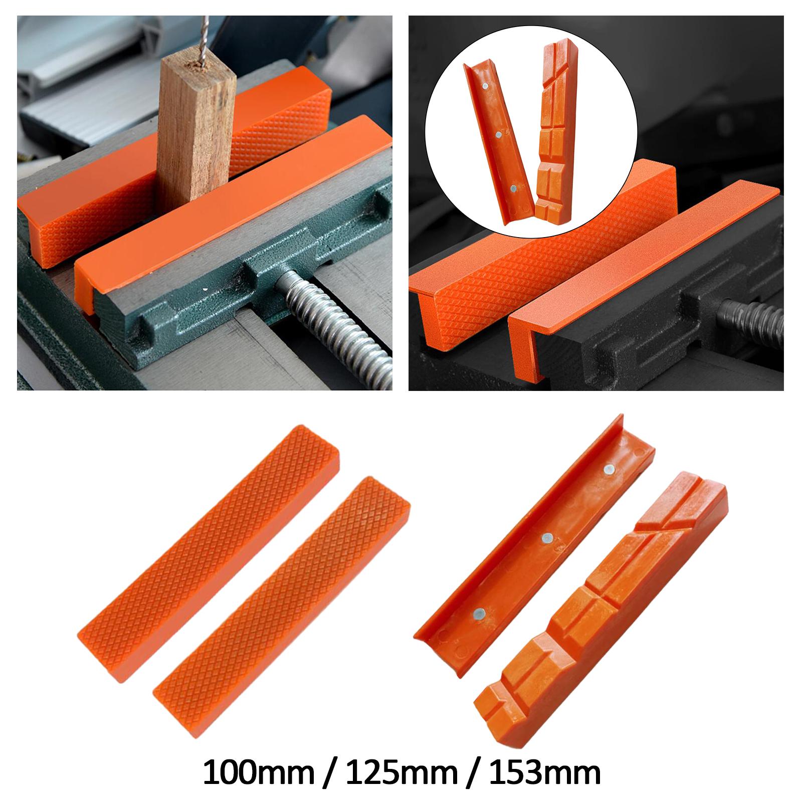 Woodworking Bench Vise - 2Pcs Magnetic Vise Jaw Pads Protective