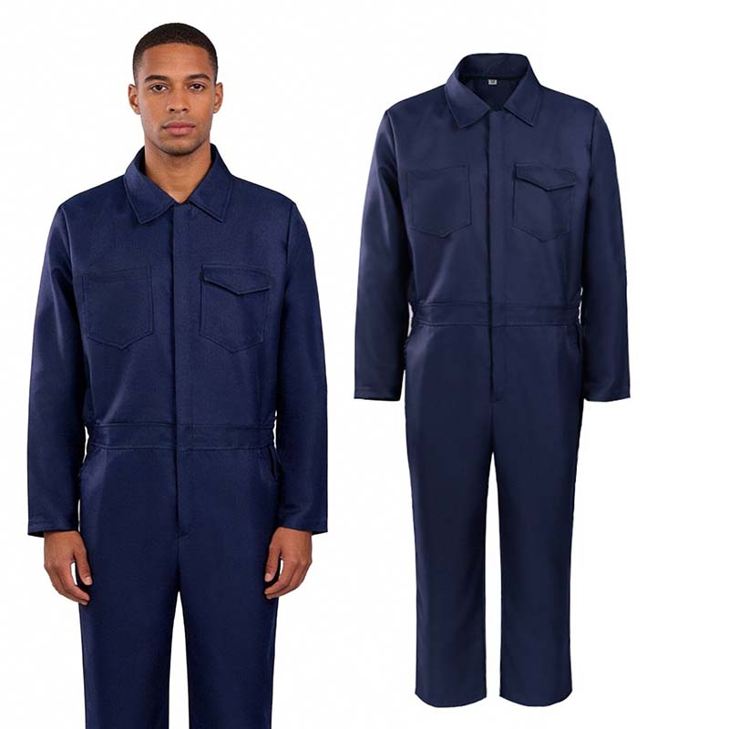 Woodworking Overalls - Men Navy Blue Full Body Work