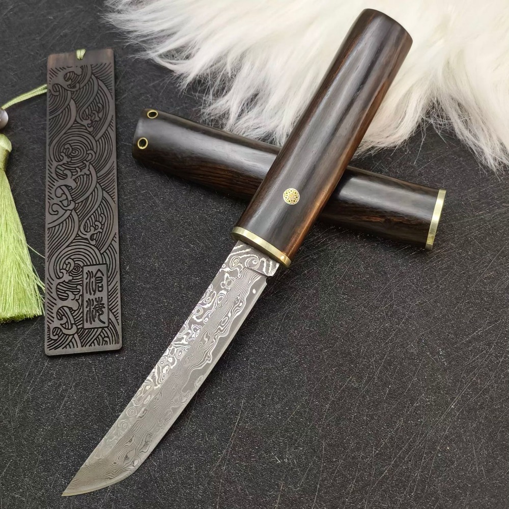 Woodworking Japan - High Hardness VG10 Damascus Tanto Blade