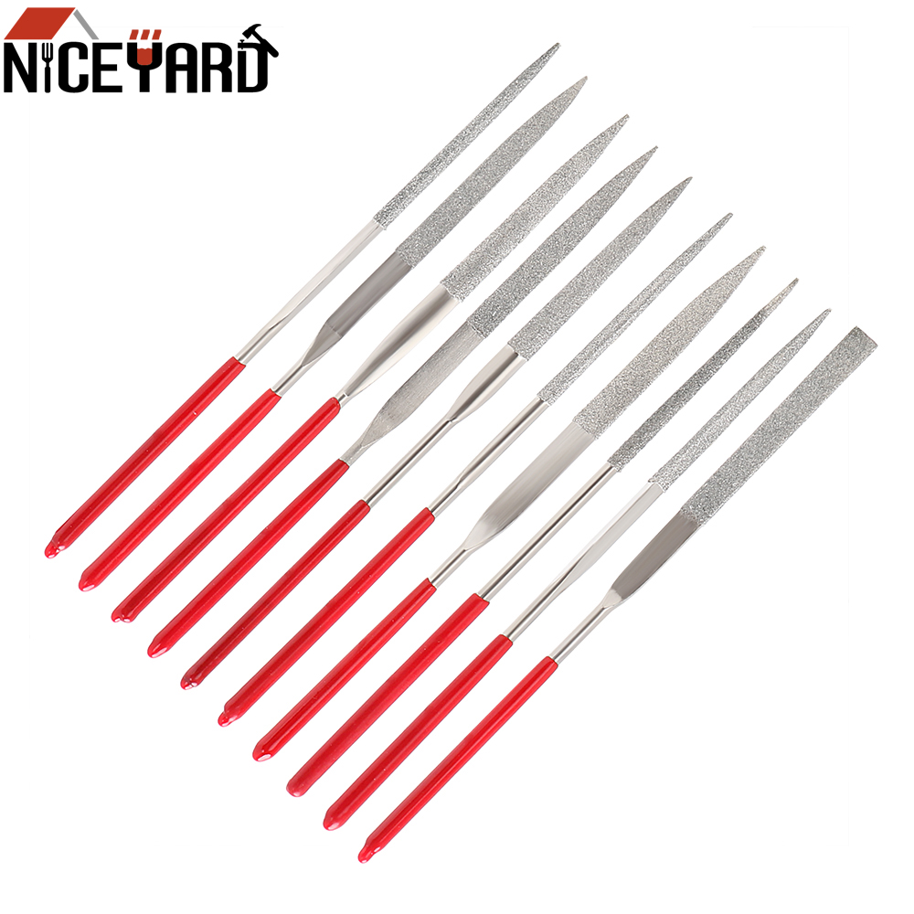 Woodworking Rasps And Files - NICEYARD 140mm 10PCS Diamond Mini Needle