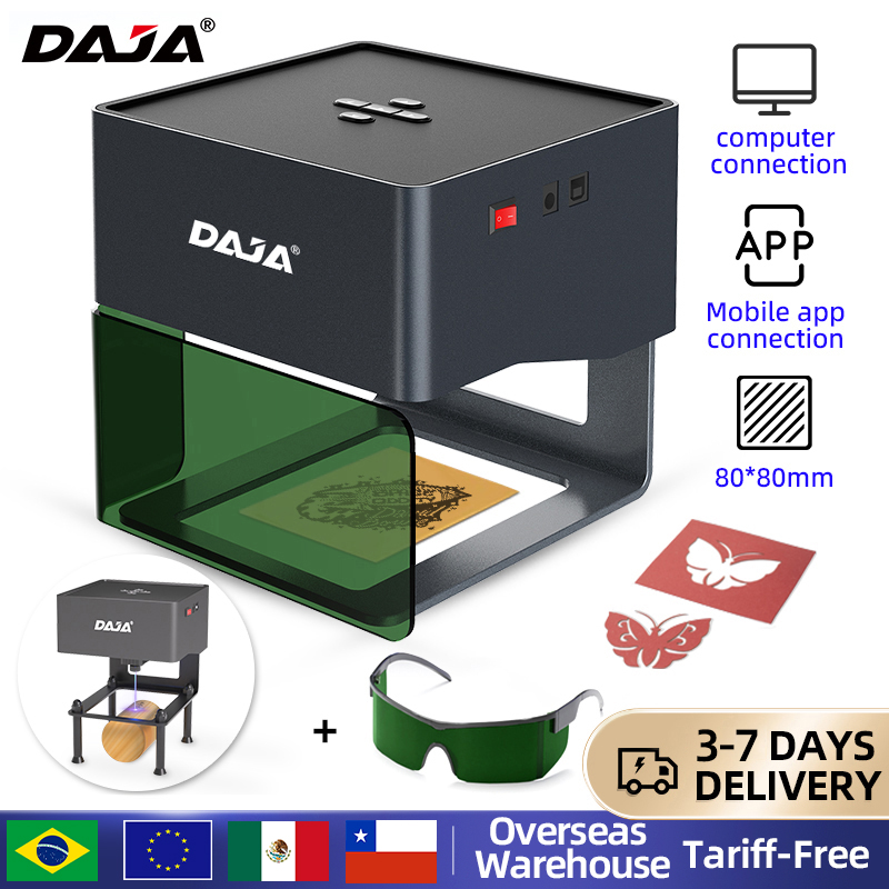 Woodworking Logos - DAJA DJ6 Mini Portable Laser Engraver