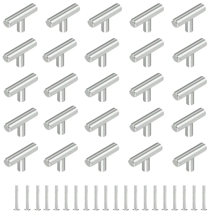 Woodworking Overalls - 10/20 Pack Cabinet Knobs Matte Stainless