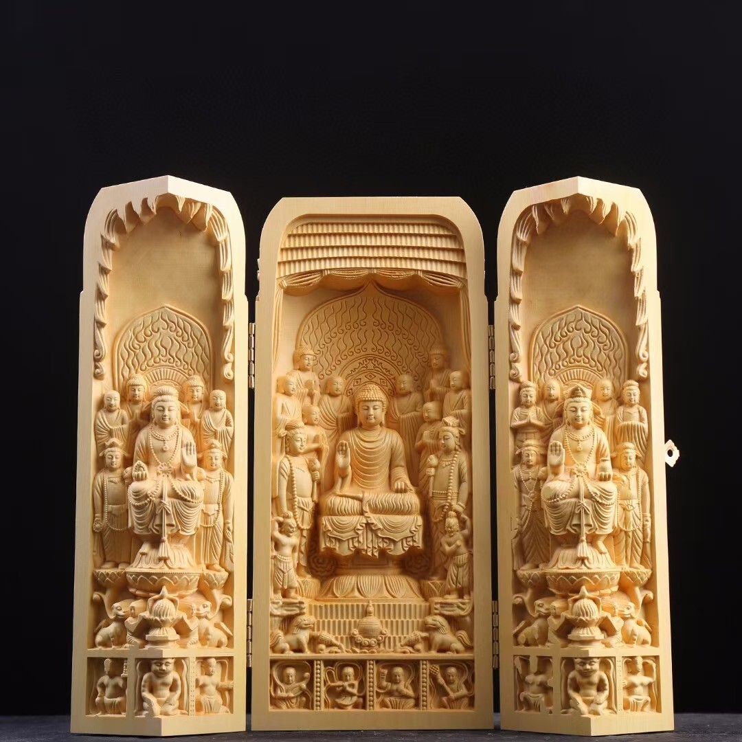 Zen Woodworking - Chinese Nice Art Work Boxwood Wood
