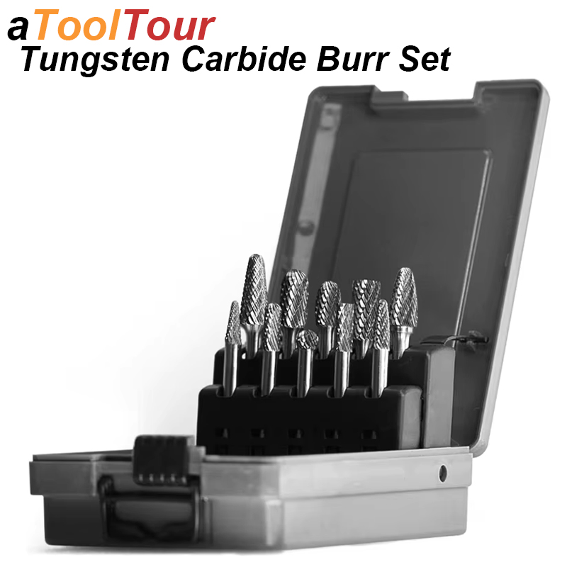 Woodworking Rasps And Files - Tungsten Carbide Burrs Set 6mm Shank