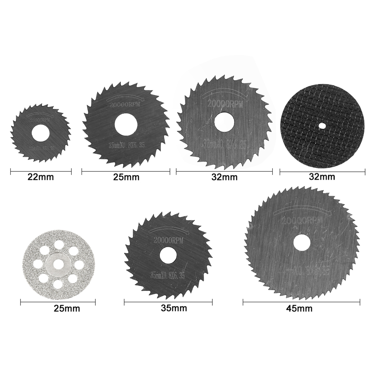 31/30pc Diamond Cutting Discs  - Woodworking Cutting Tools review and price
