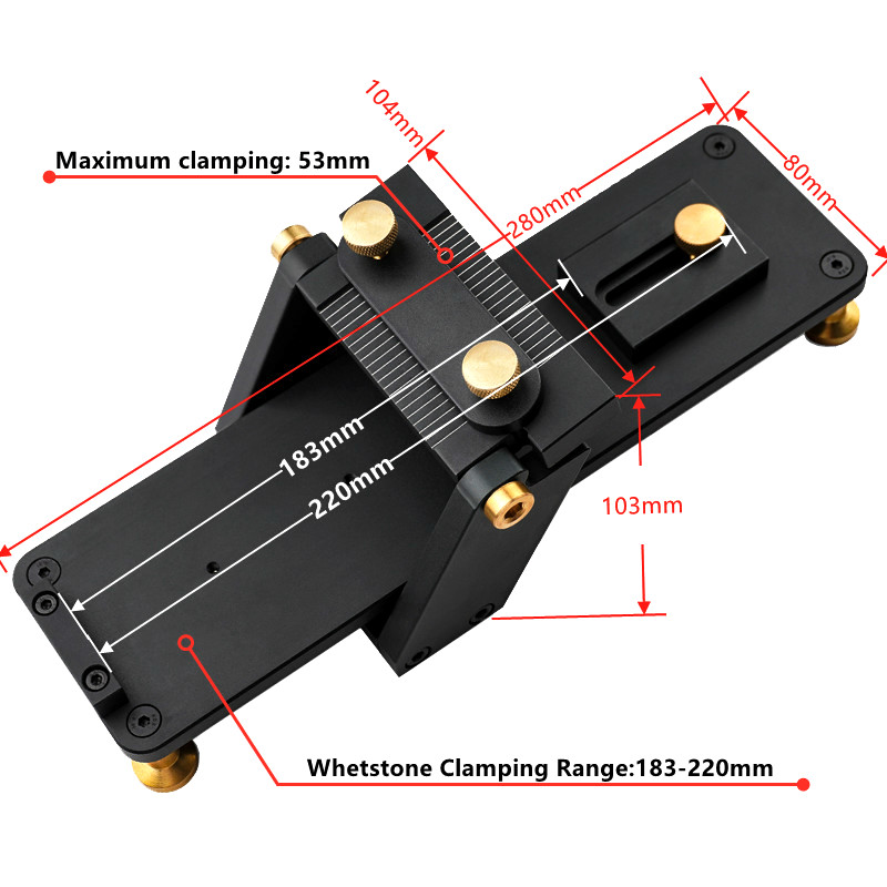 Aluminum Fixed Angle Whetstone - Woodworking Bench Vise review and price