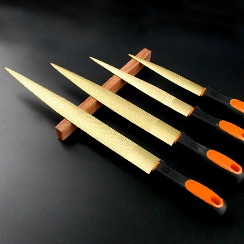 1PC Golden Tapered Rasp Wood F - Woodworking Rasps And Files review and price