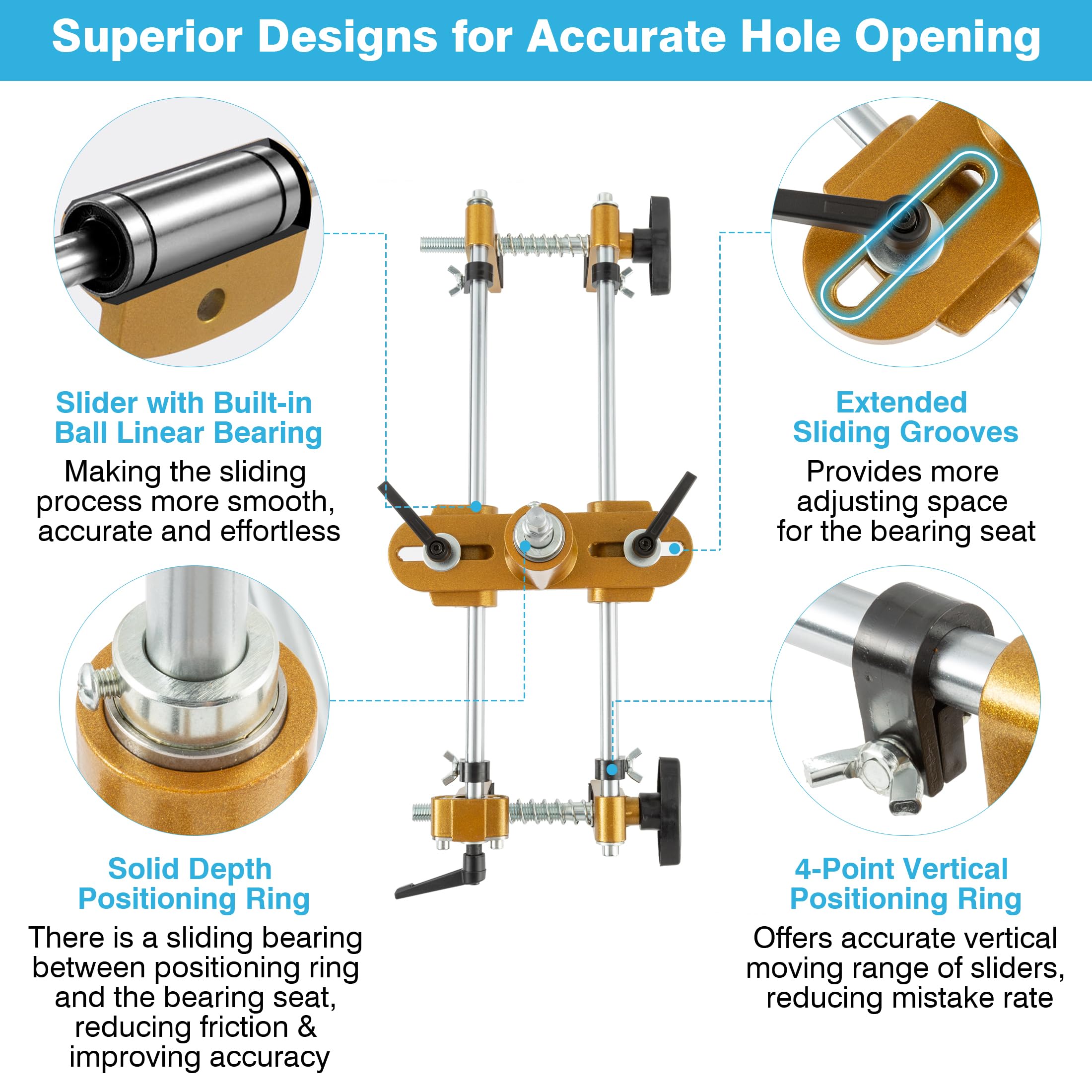 Door Lock Hole Opener Kit for  - Woodworking Edge Corner Planer review and price