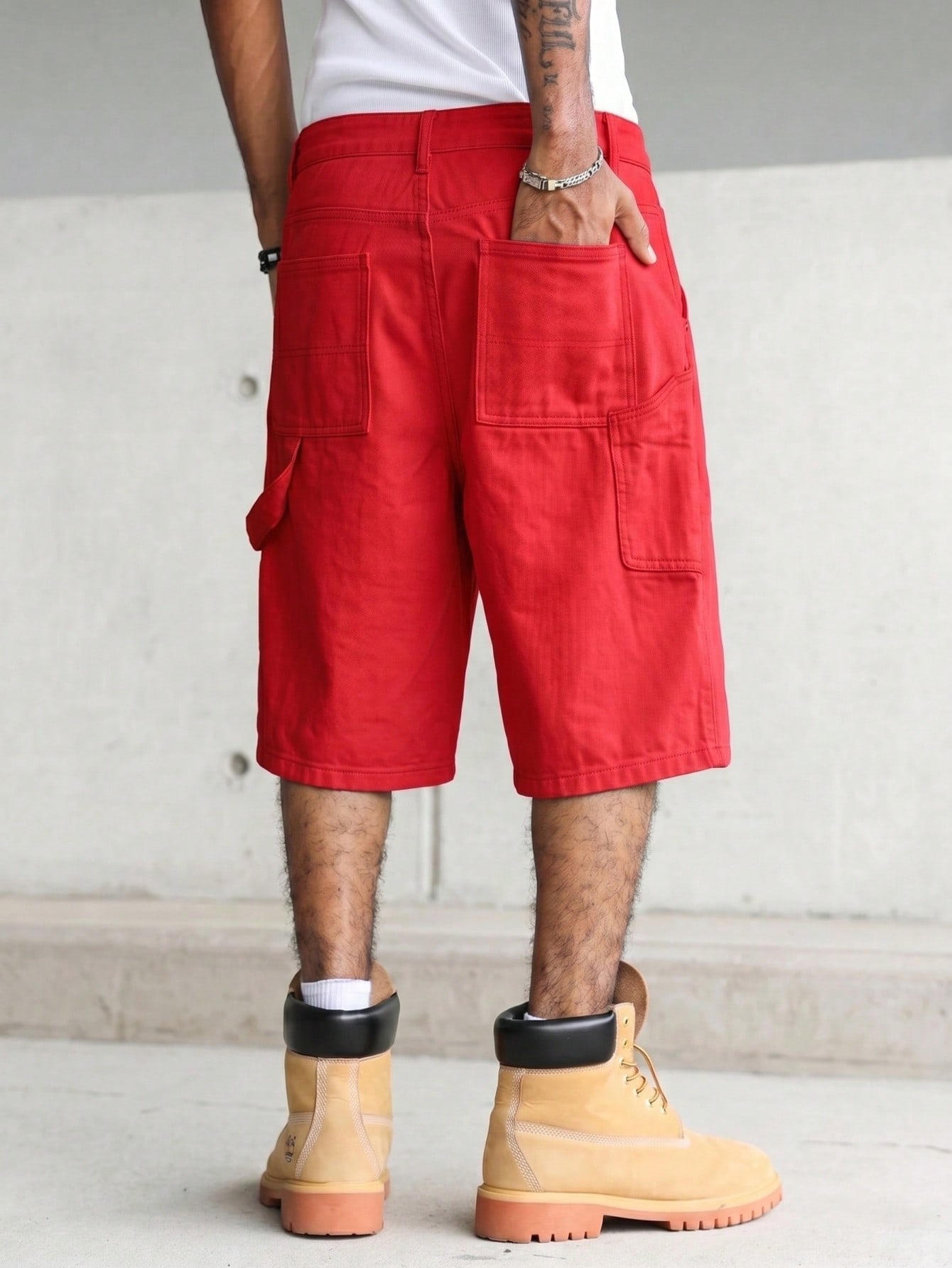 Men's solid bright red carpent - Woodworking Overalls review and price