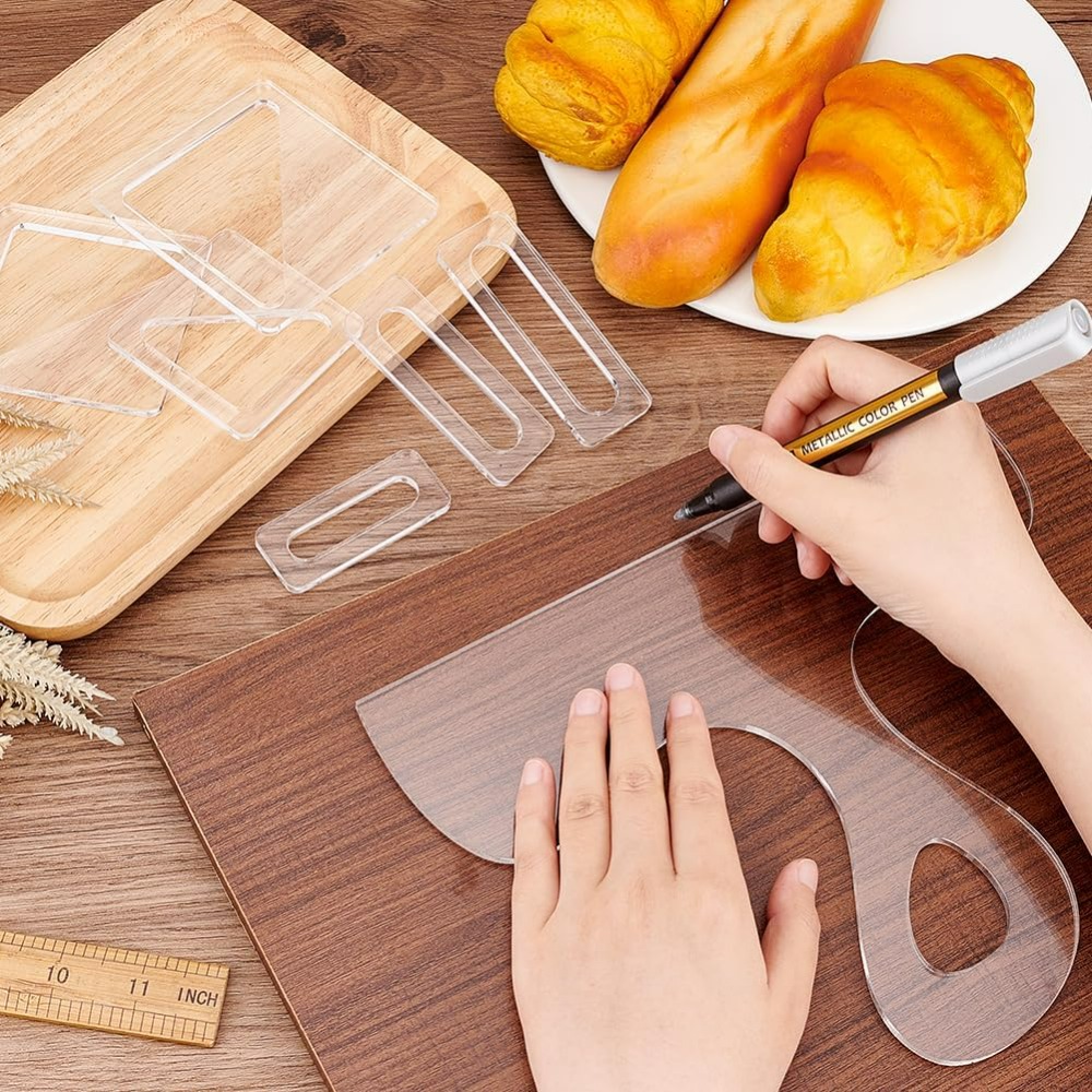 7Pcs Charcuterie Template Acry - Woodworking Boards review and price
