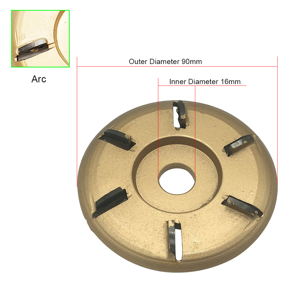 Six- Arc teeth Milling Cutter  - Woodworking Edge Corner Planer review and price