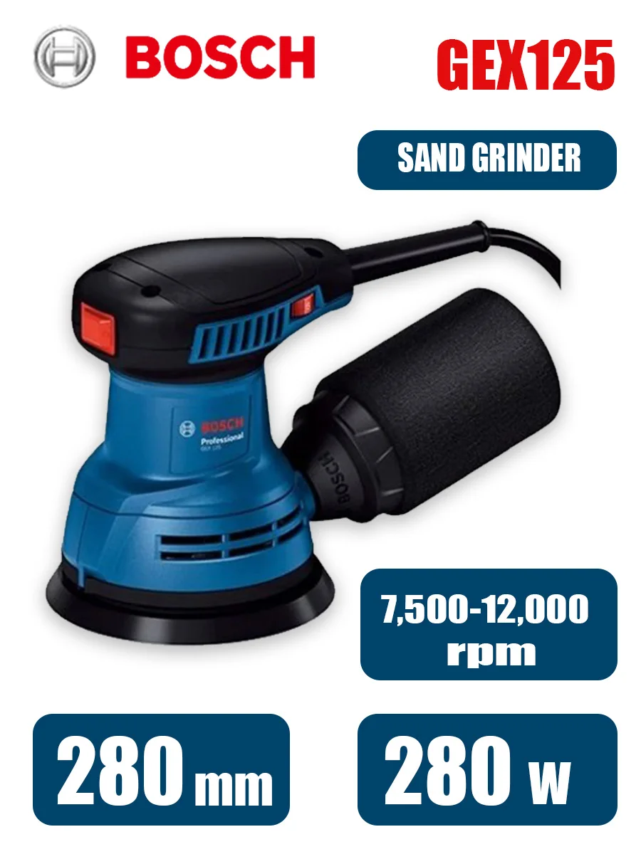 Bosch GEX125 280W Multifunctio - Woodworking Machinery review and price