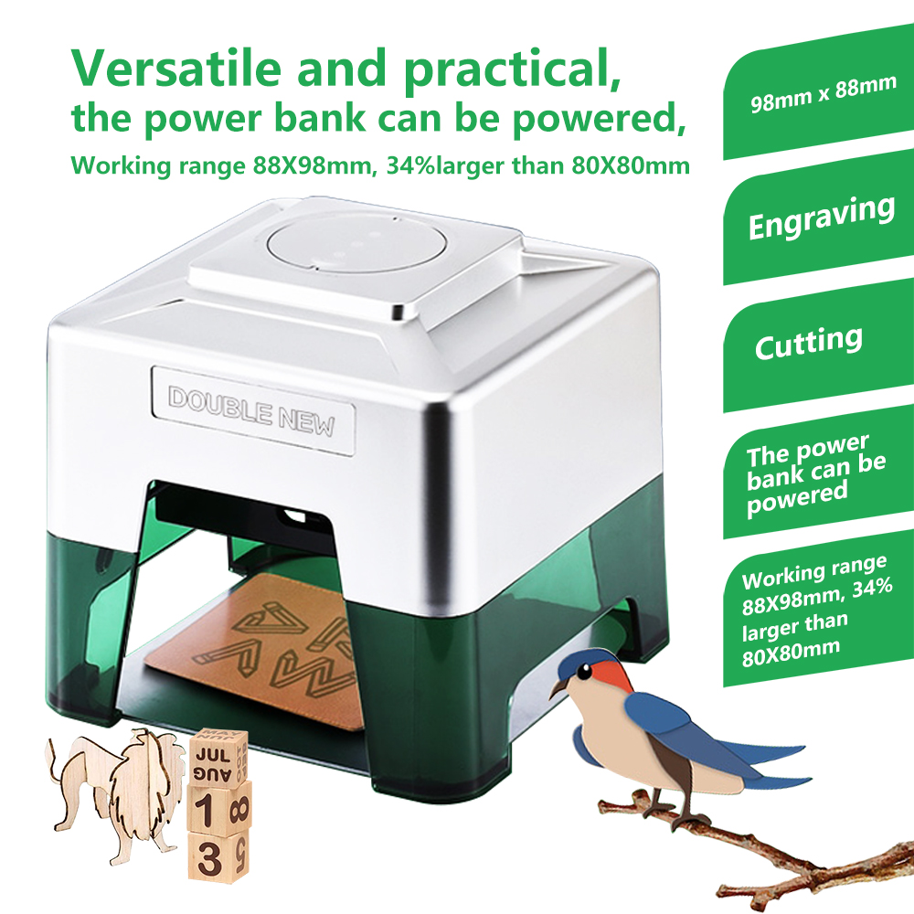 3W Mini Laser Engraver Portabl - Woodworking Logos review and price