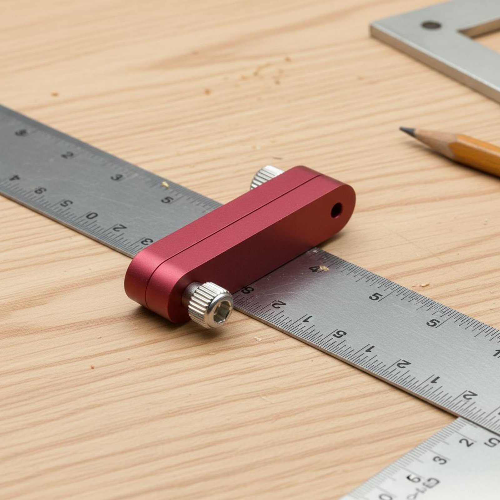 Woodworker's Ruler Stopper Adj - Woodworking Marking Gauge review and price