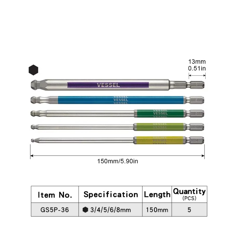 VESSEL JIS GSBP Series Bit Set - Woodworking Japan review and price