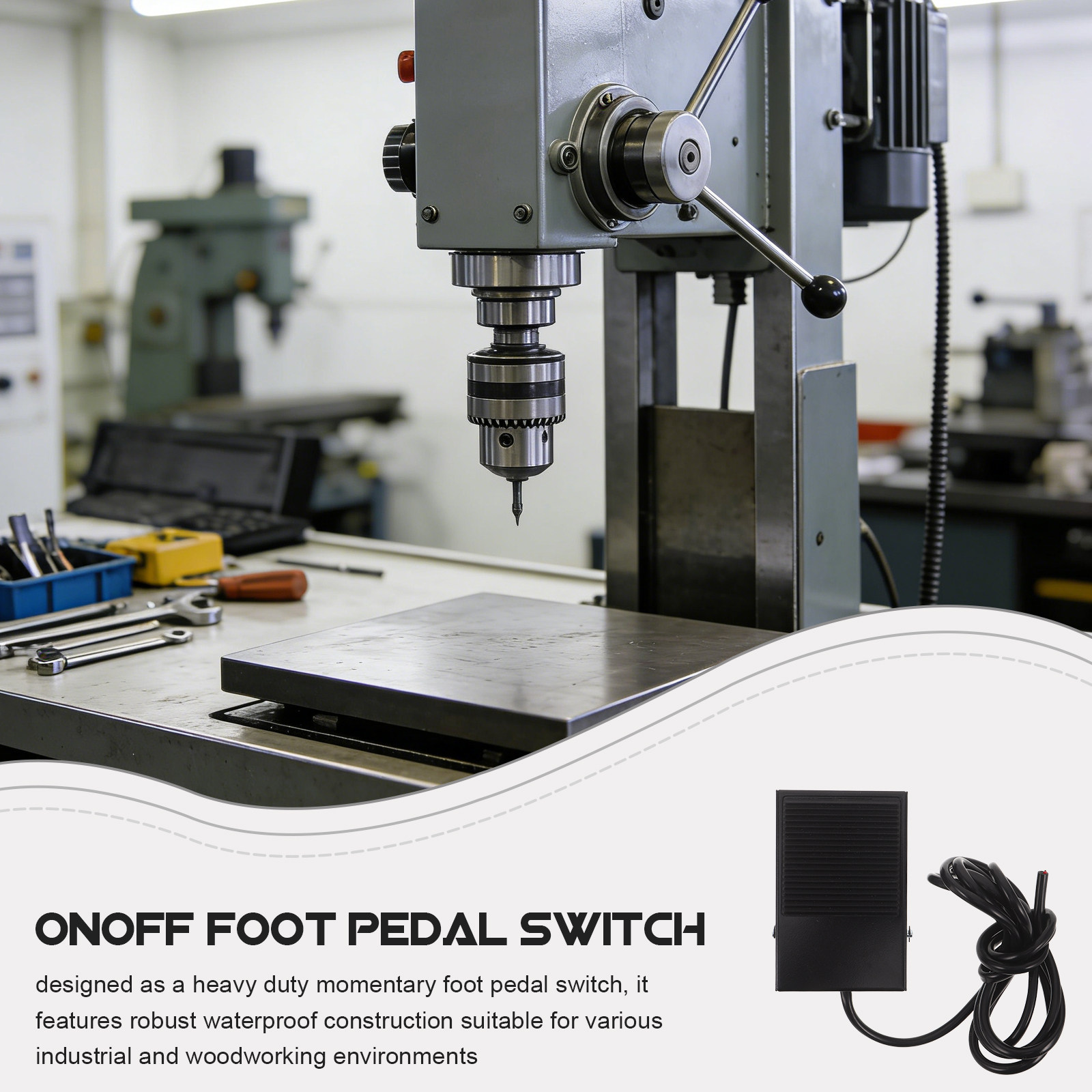Momentary Foot Pedal Switch fo - Woodworking Machinery review and price