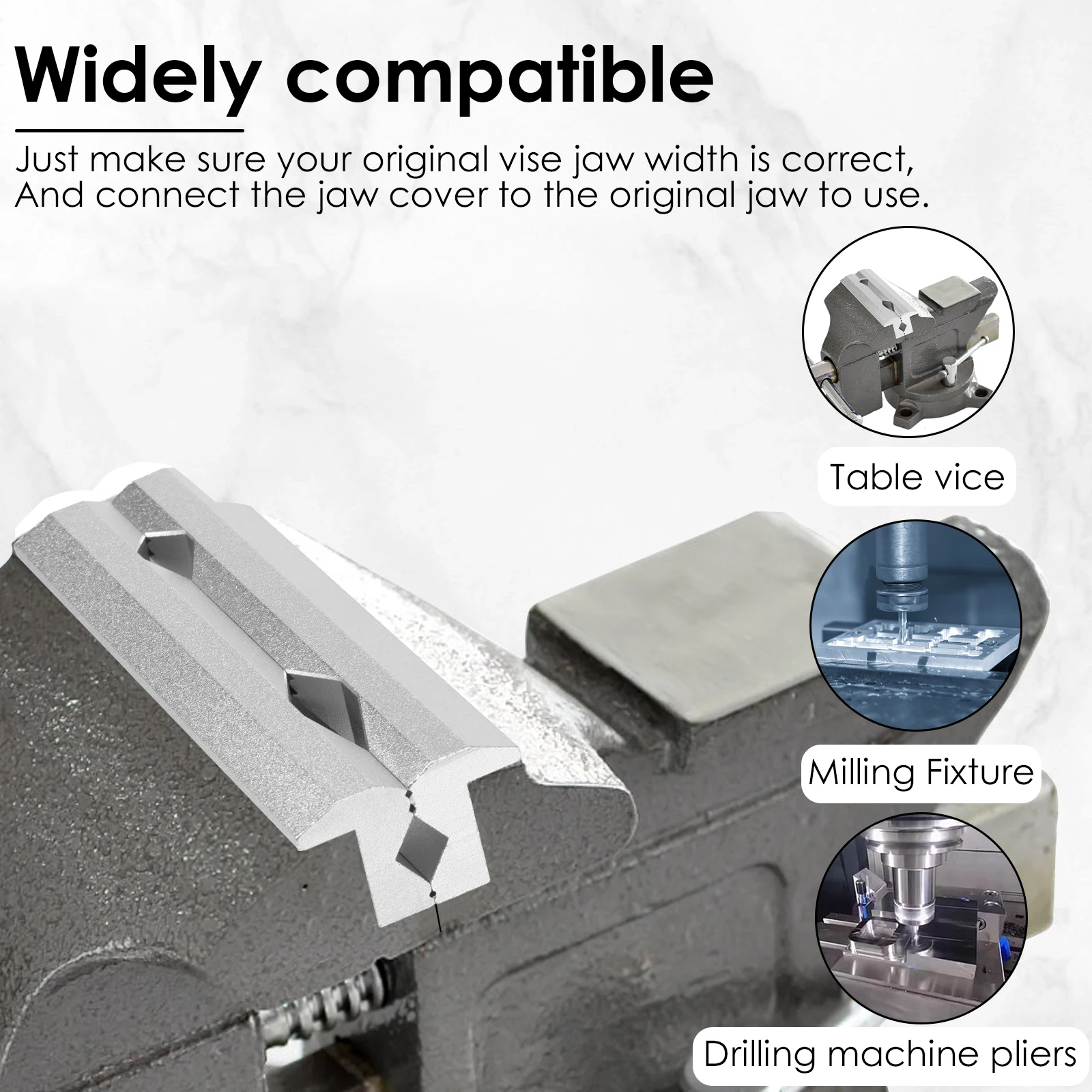 Magnetic Vise Jaws 4/5/6inch V - Woodworking Bench Vise review and price