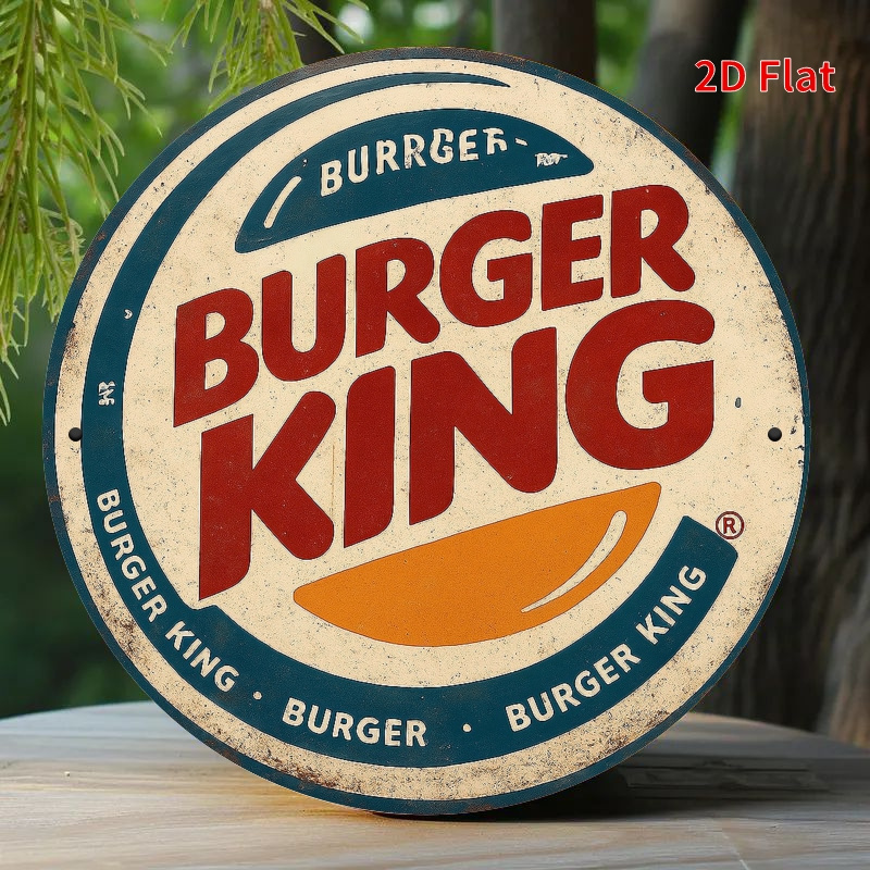 Burger King Retro wooden logo  - Woodworking Logos review and price