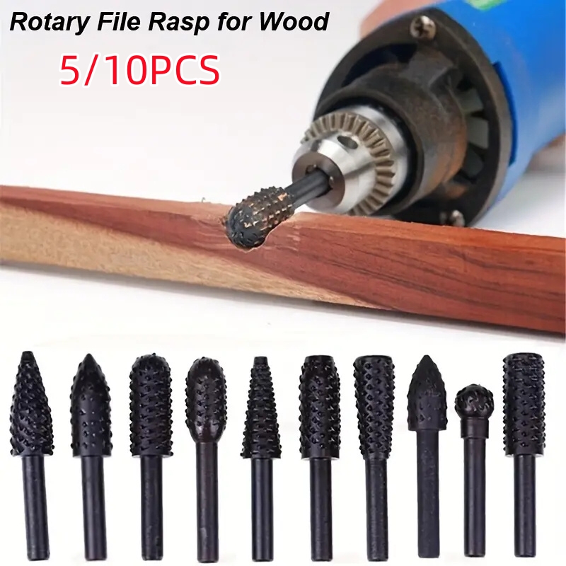5PCS/10PCS 6mm Shank Rotary Bu - Woodworking Rasps And Files review and price
