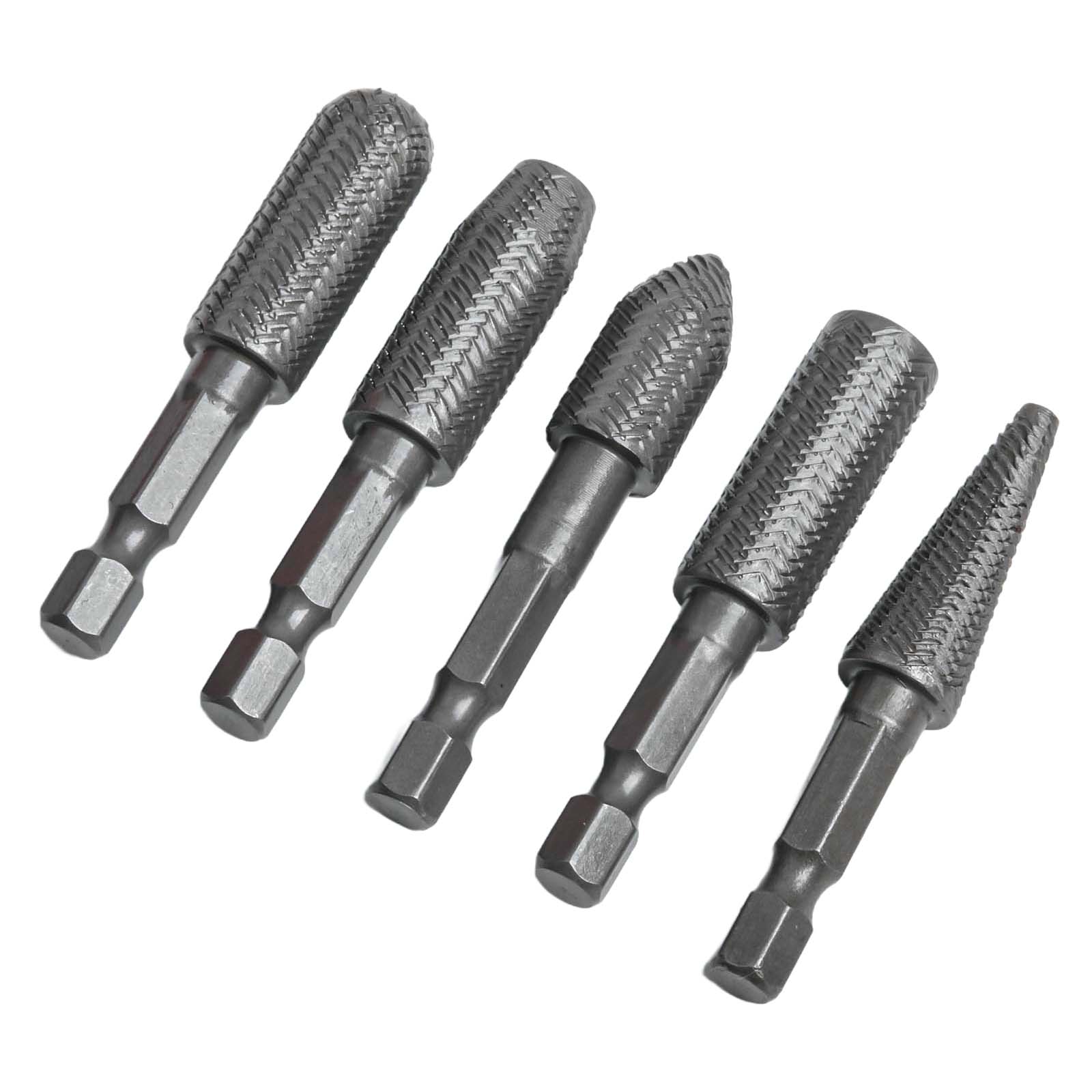 5Pcs Rotary Rasp 1/4inch Hex S - Woodworking Rasps And Files review and price