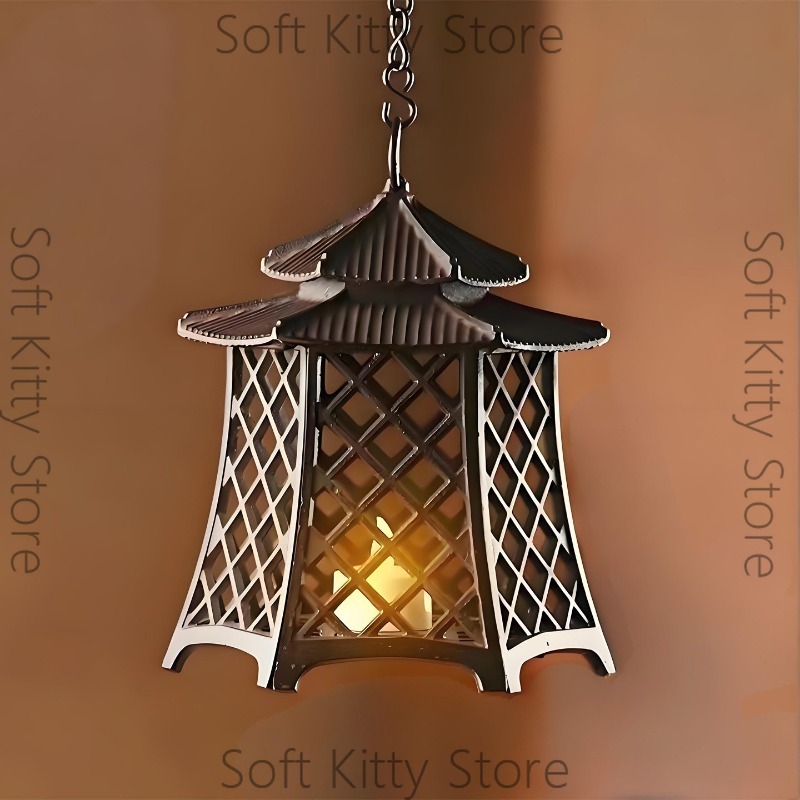 Cast iron lamp hollow candlest - Zen Woodworking review and price