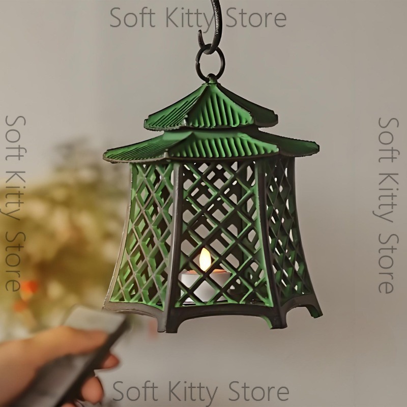 Cast iron lamp hollow candlest - Zen Woodworking review and price