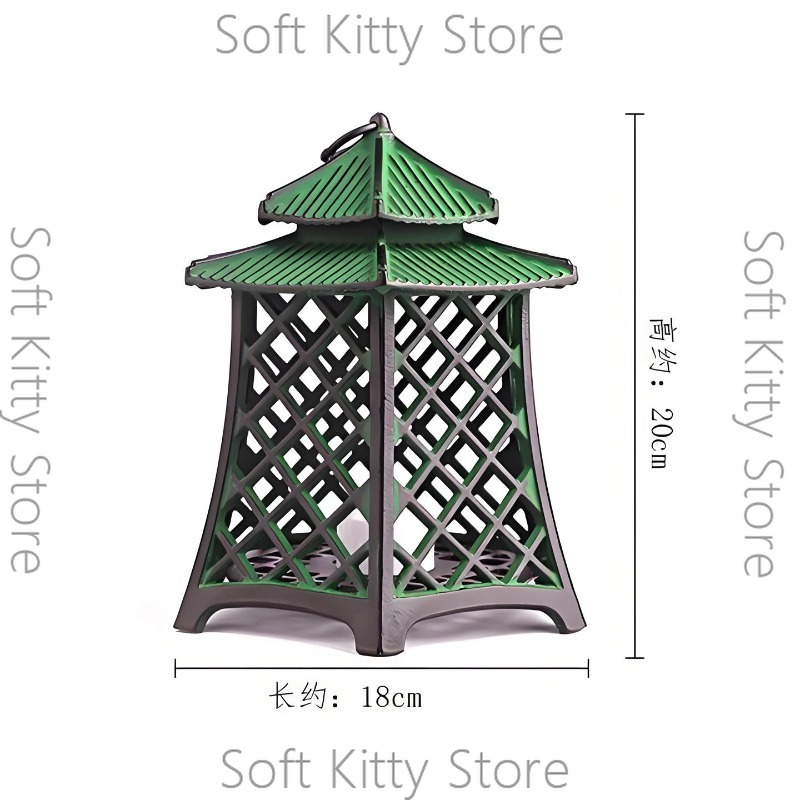 Cast iron lamp hollow candlest - Zen Woodworking review and price