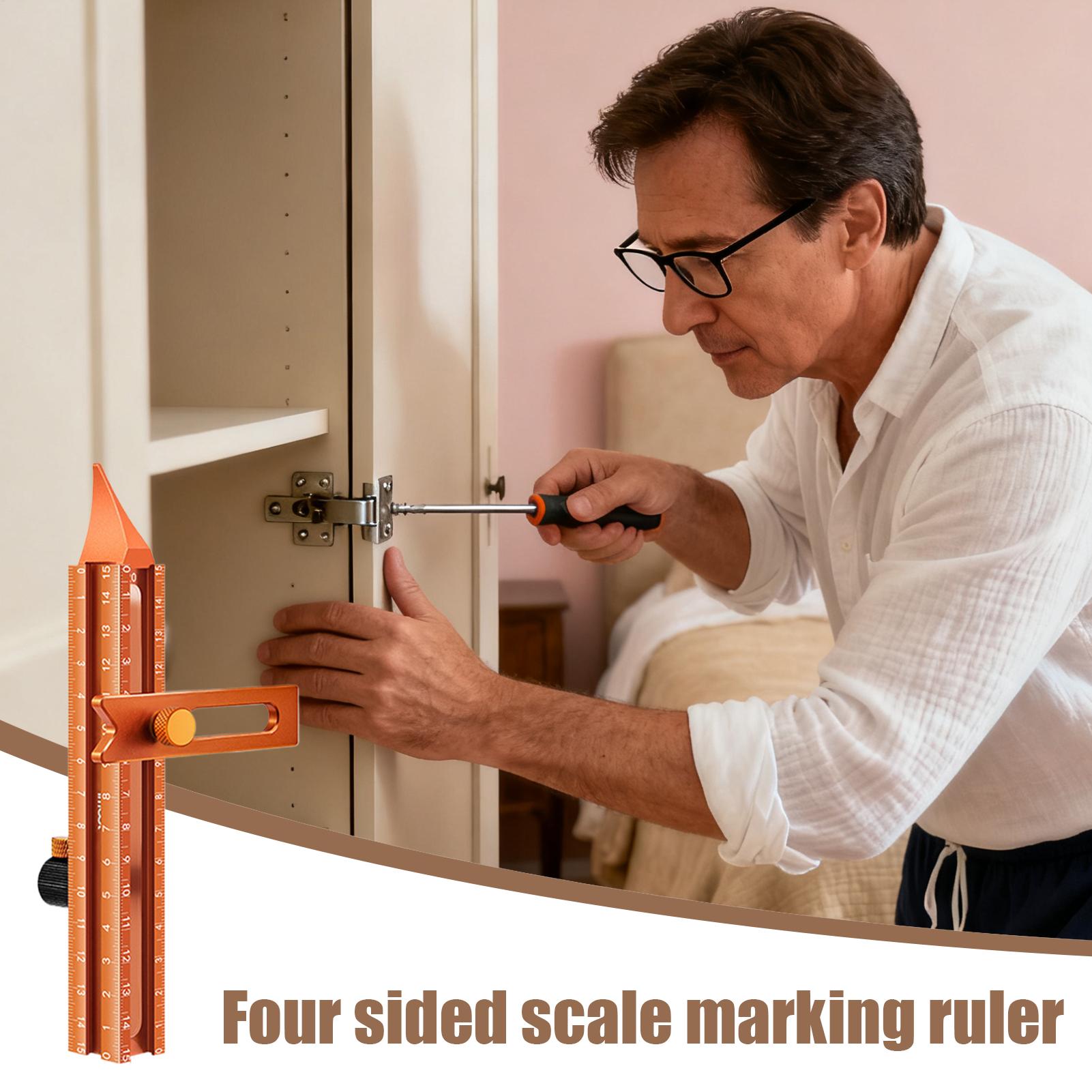 Wood Marking Tool 4-Sided Magn - Marking Gauge Tool review and price