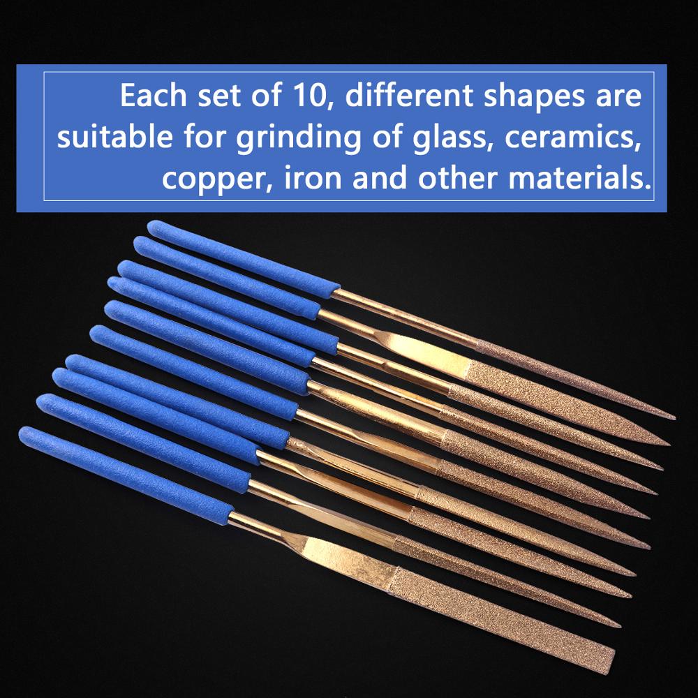 10pcs Diamond Needle Files Set - Woodworking Rasps And Files review and price