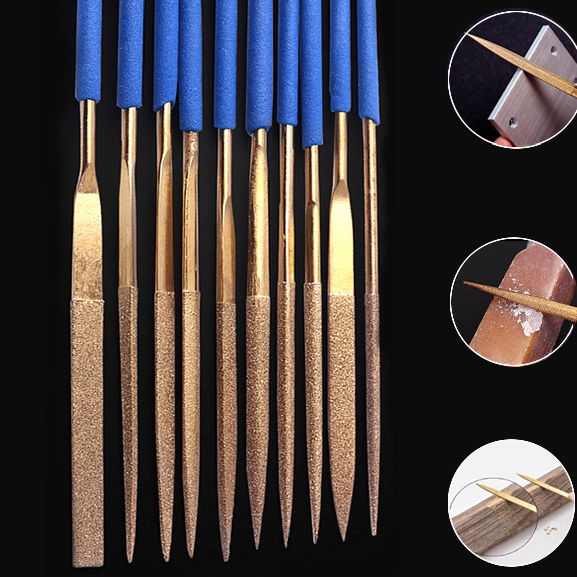 10pcs Diamond Needle Files Set - Woodworking Rasps And Files review and price