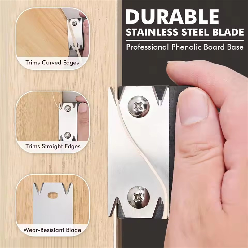 1pc Metal Edge Banding Trimmer - Woodworking Edge Corner Planer review and price