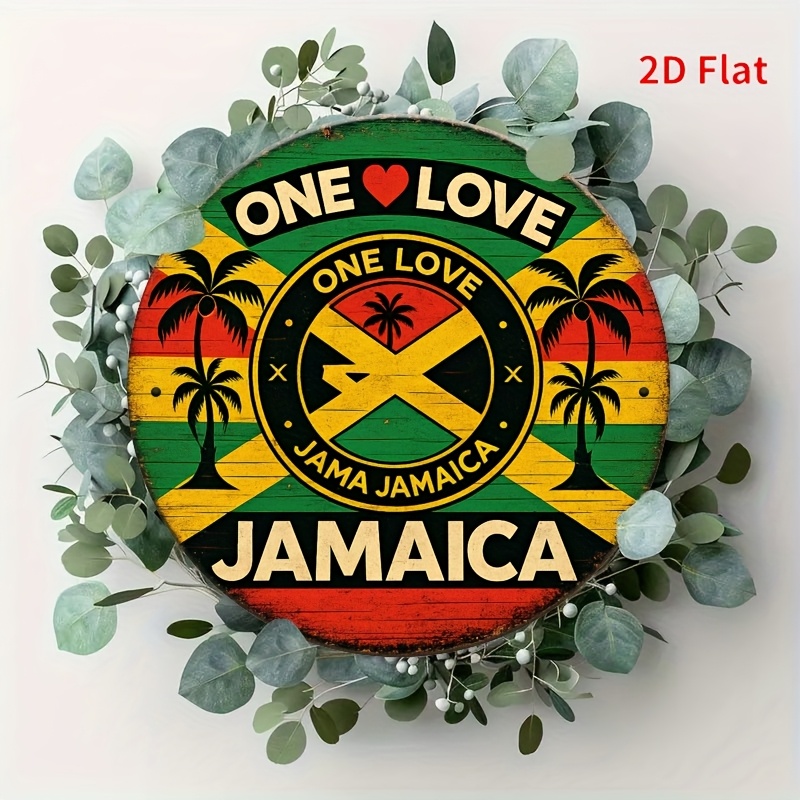 1pc Jamaican Wooden logo - Vib - Woodworking Logos review and price