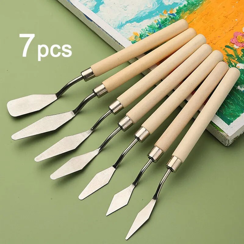 7Pcs Stainless Steel Painting  - Drawknife Blade review and price