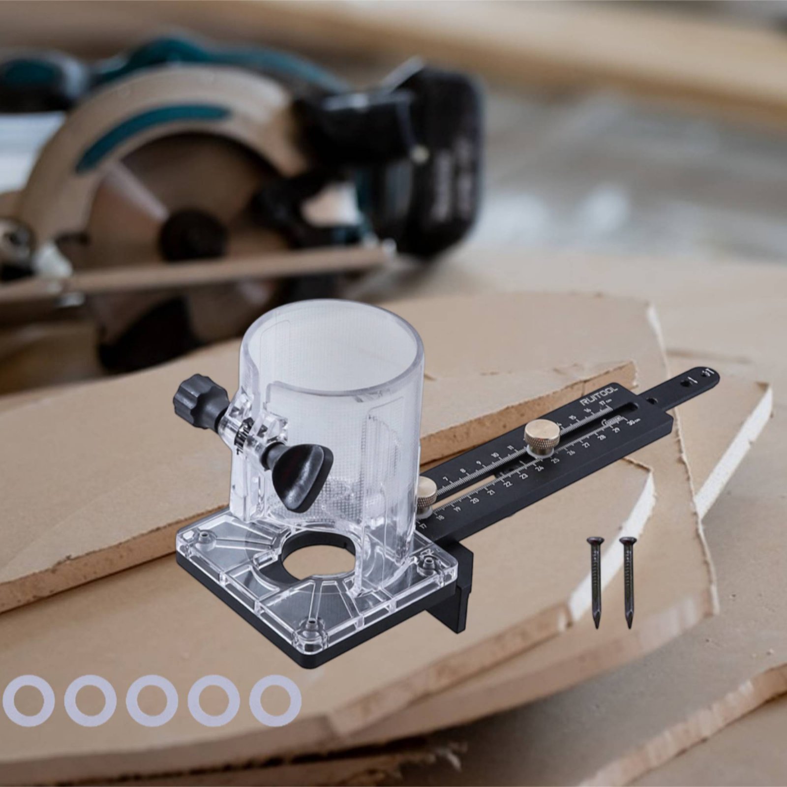 Router Circle Cutting Jig Mult - Woodworking Cutting Tools review and price