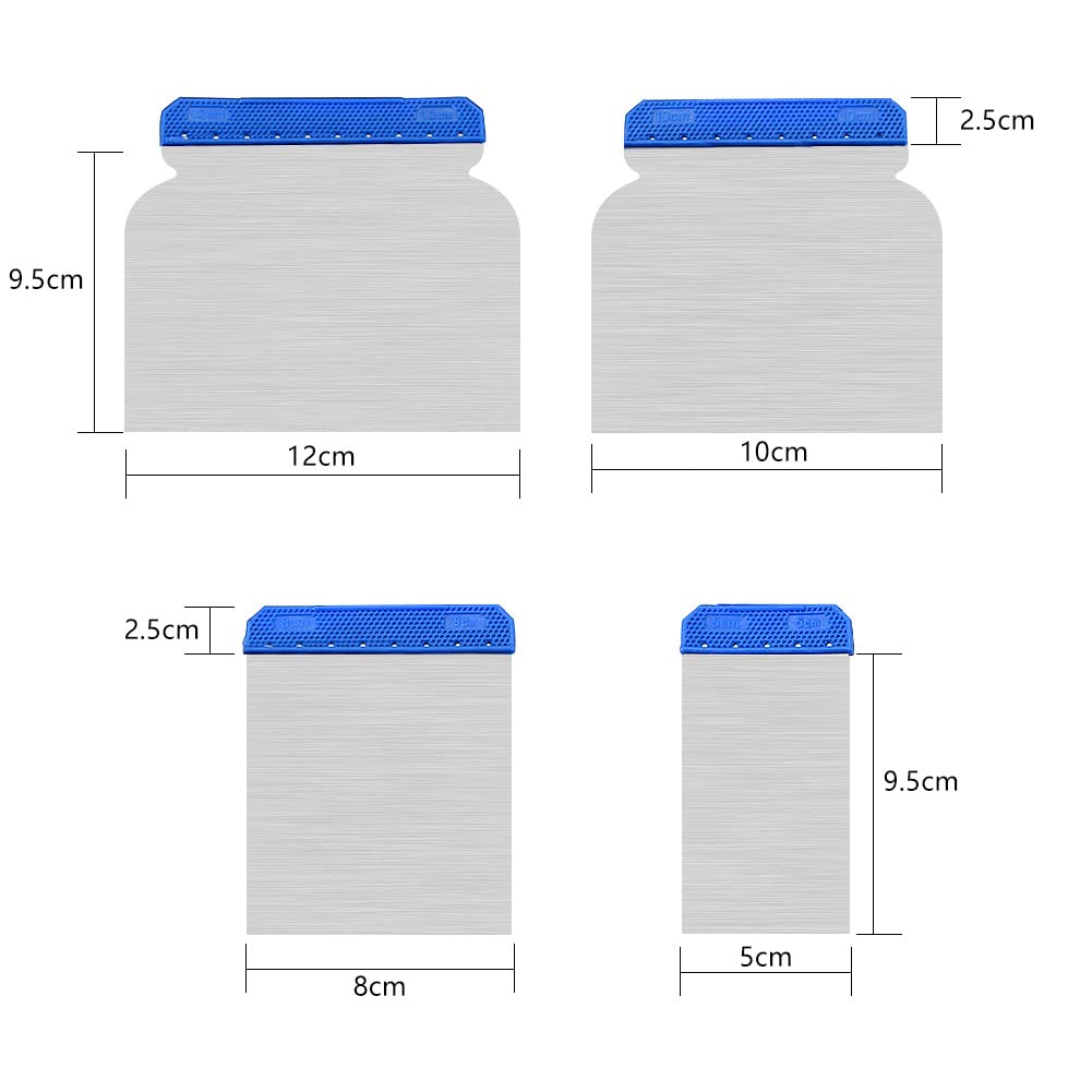 4pcs/Set Scraper Putty Knife B - Drawknife Blade review and price